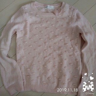 エイチアンドエイチ(H&H)のH&Mキッズセーター(size120～130くらい)(ニット)