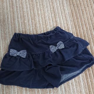 エニィファム(anyFAM)のフレアパンツ 140size デニム系黒色2枚セット(パンツ/スパッツ)