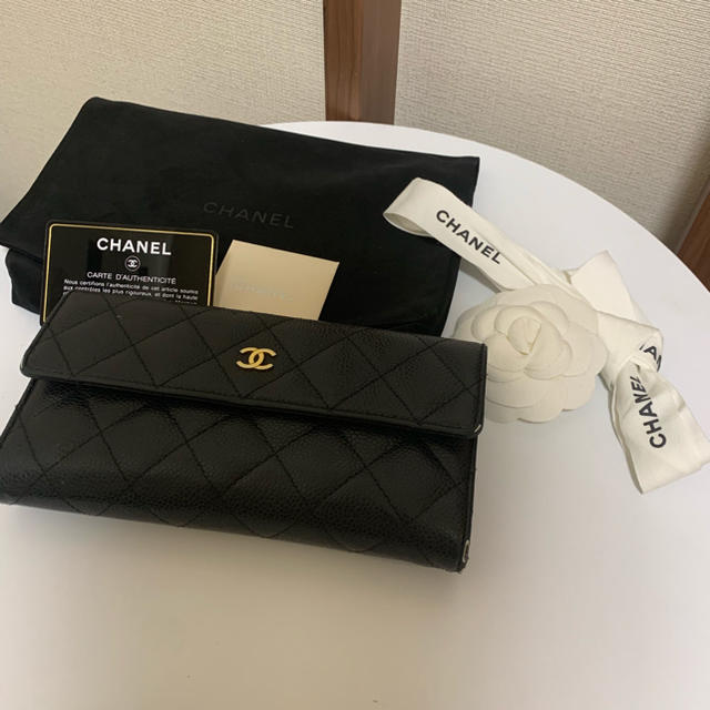 ☆これ以上値下げできません☆CHANEL シャネル キャビアスキン 長財布-
