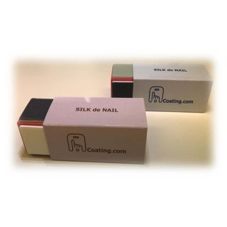 【新品】SILK de NAIL ネイルシャイン　シルク　爪磨き　4面ネイルケア(ネイルケア)