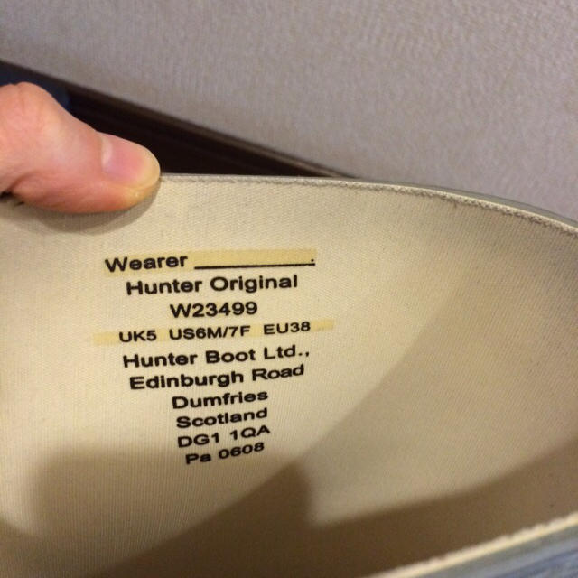 HUNTER(ハンター)のHUNTER ブーツ  レディースの靴/シューズ(レインブーツ/長靴)の商品写真