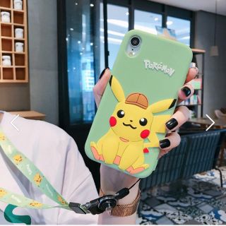 ポケモン ポケモン ピカチュウ Iphoneケース グリーンの通販 ラクマ