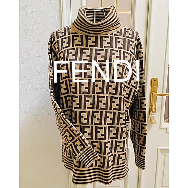 FENDI❤︎セーター／ズッカ柄 コットン100% - ニット/セーター