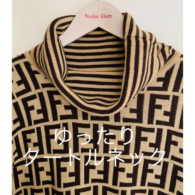 FENDI❤︎セーター/ズッカ柄 コットン100% | www.english-xpress.com