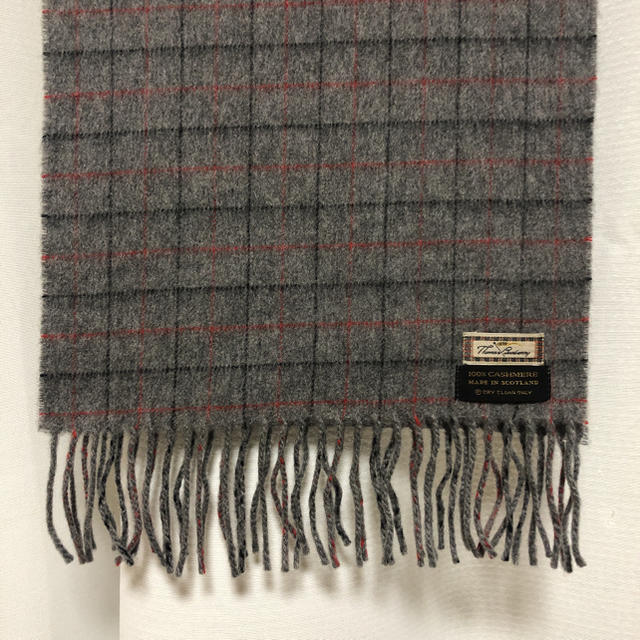 BURBERRY(バーバリー)の未使用トーマスバーバリースコットランドカシミヤ100%上品マフラー メンズのファッション小物(マフラー)の商品写真