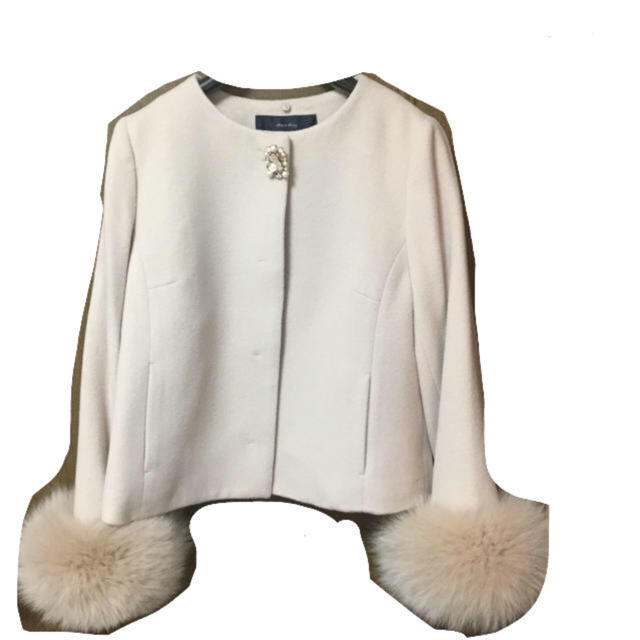 JUSGLITTY(ジャスグリッティー)の新品タグ付き　2wayショートコート レディースのジャケット/アウター(毛皮/ファーコート)の商品写真
