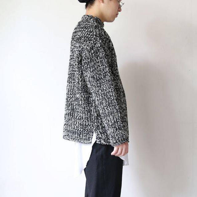 UNUSED(アンユーズド)のbukht MOCK NECK KNIT サイズ2 ブラック メンズのトップス(ニット/セーター)の商品写真