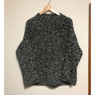 アンユーズド(UNUSED)のbukht MOCK NECK KNIT サイズ2 ブラック(ニット/セーター)