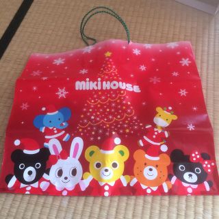 ミキハウス(mikihouse)のミキハウス紙袋 クリスマス(ショップ袋)