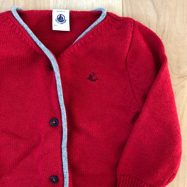 PETIT BATEAU - プチバトー18m 81cm ニットカーディガンの通販 by a's