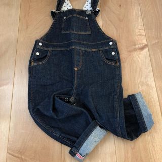 プチバトー(PETIT BATEAU)のプチバトーデニムサロペットオーバーオール　18m 81cm(パンツ)