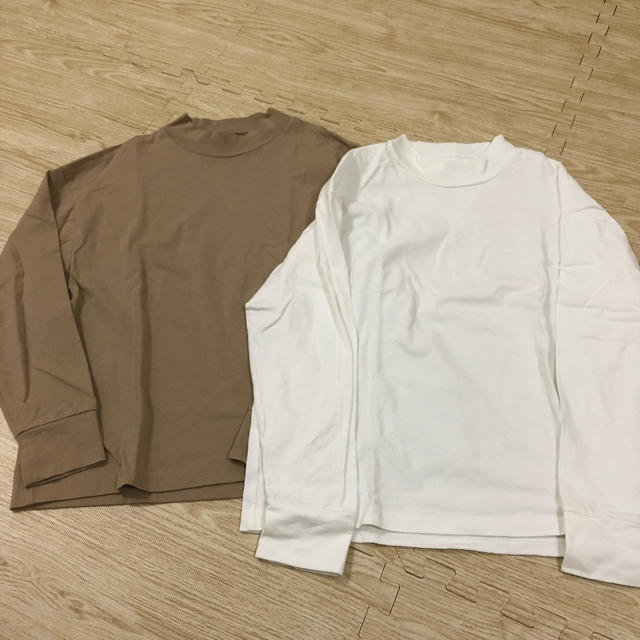 LOWRYS FARM(ローリーズファーム)のUSA モックTシャツ 2枚セット レディースのトップス(カットソー(長袖/七分))の商品写真