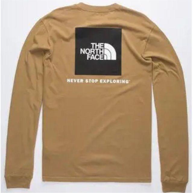 THE NORTH FACE(ザノースフェイス)のThe North Face ◆ ノースフェイス ボックスロゴ ロンT Mサイズ メンズのトップス(Tシャツ/カットソー(七分/長袖))の商品写真