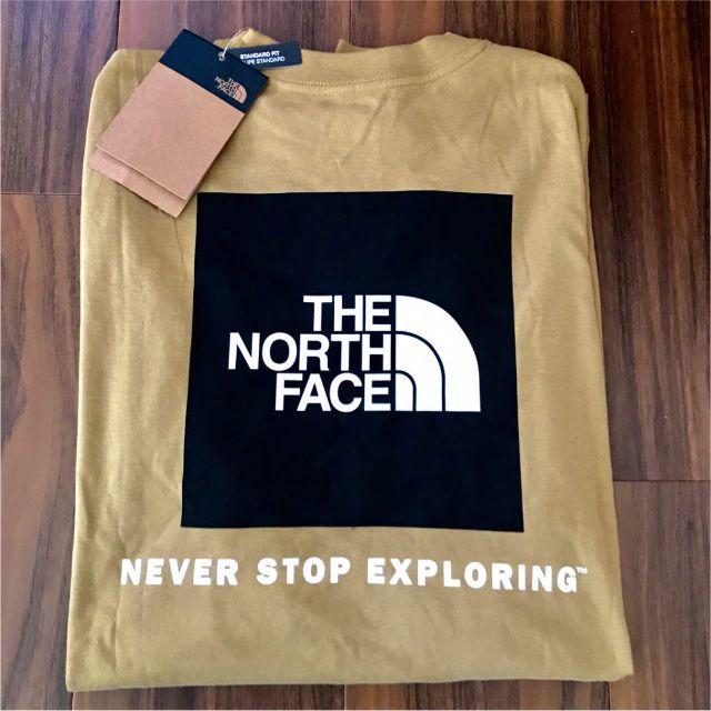 THE NORTH FACE(ザノースフェイス)のThe North Face ◆ ノースフェイス ボックスロゴ ロンT Mサイズ メンズのトップス(Tシャツ/カットソー(七分/長袖))の商品写真