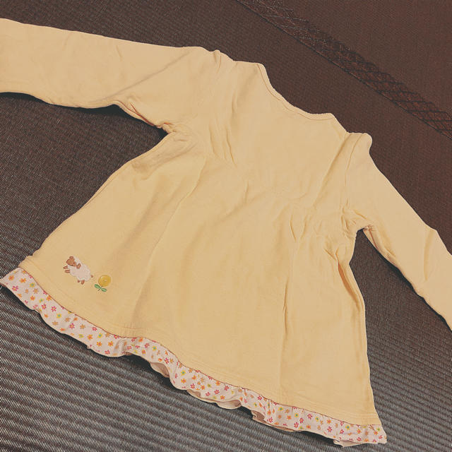 mikihouse(ミキハウス)の女の子 長袖<MIKIHOUSE> キッズ/ベビー/マタニティのキッズ服女の子用(90cm~)(Tシャツ/カットソー)の商品写真