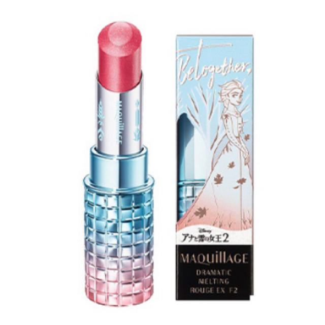 MAQuillAGE(マキアージュ)の完売！エルサ仕様！マキアージュ ドラマティックルージュＥＸ アナ雪 コラボ コスメ/美容のベースメイク/化粧品(口紅)の商品写真