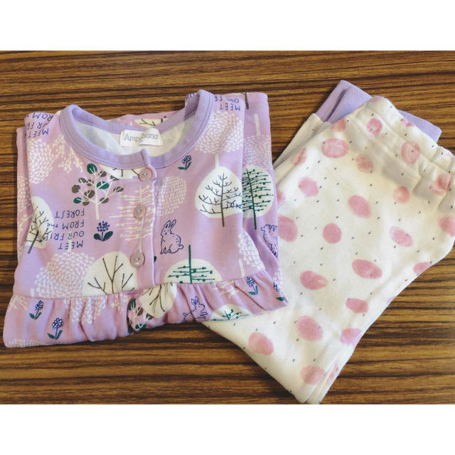 ampersand(アンパサンド)のampersandパジャマ  100 キッズ/ベビー/マタニティのキッズ服女の子用(90cm~)(パジャマ)の商品写真