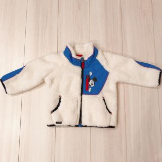 ギャップキッズ(GAP Kids)の値下げ🌟未使用品　baby GAP Disney ミッキーボアジャケット(ジャケット/コート)