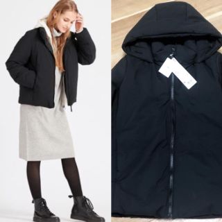 UNIQLO - 新品 ユニクロ ハイブリッドダウン パーカー M レディース