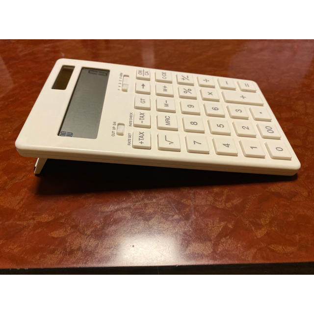 MUJI (無印良品)(ムジルシリョウヒン)の無印良品　電卓 インテリア/住まい/日用品のオフィス用品(オフィス用品一般)の商品写真