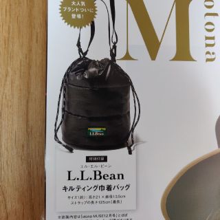 エルエルビーン(L.L.Bean)のL.L.Bean 雑誌付属　キルティング巾着バッグ(ショルダーバッグ)