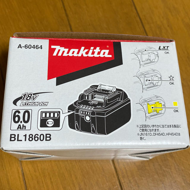 マキタ　18V LITHUM-ION BL1860B