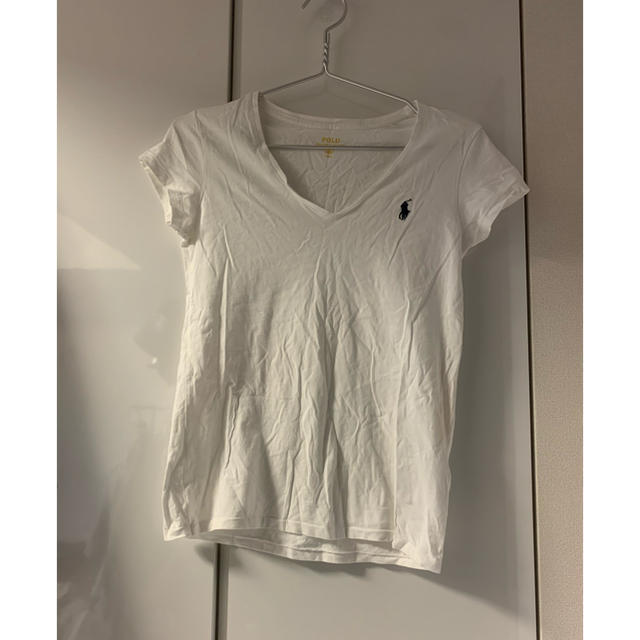 POLO RALPH LAUREN(ポロラルフローレン)のラルフローレン　白Tシャツ レディースのトップス(Tシャツ(半袖/袖なし))の商品写真