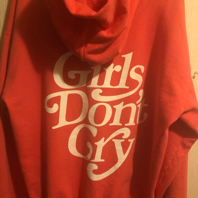 girls don't cry パーカー　ピンク