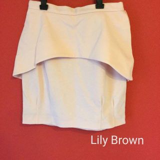 リリーブラウン(Lily Brown)の♡LILY BROWN ミニスカート(ミニスカート)