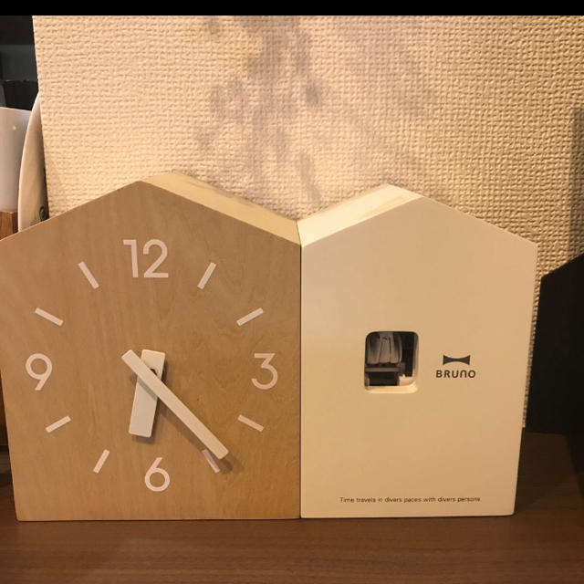 BRUNO 鳩時計 クックーツインハウスクロック インテリア/住まい/日用品のインテリア小物(置時計)の商品写真