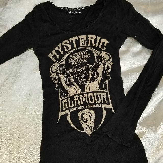 HYSTERIC GLAMOUR(ヒステリックグラマー)のHYSTERIC  GLAMOUR    ロゴカットソー レディースのトップス(カットソー(長袖/七分))の商品写真