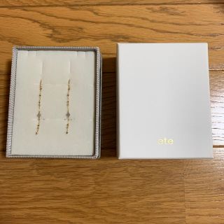 エテ(ete)のete グレーダイアモンド ピアス(ピアス)