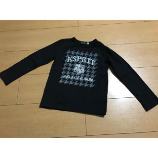 ベベ(BeBe)のべべ　キラキラプリント長袖Tシャツ　110センチ(Tシャツ/カットソー)