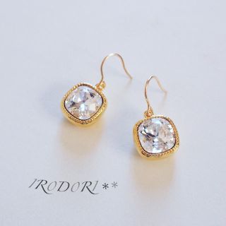 スワロフスキー(SWAROVSKI)のGF9-1. ビジューピアス＊スワロフスキー クリスタル(ピアス)