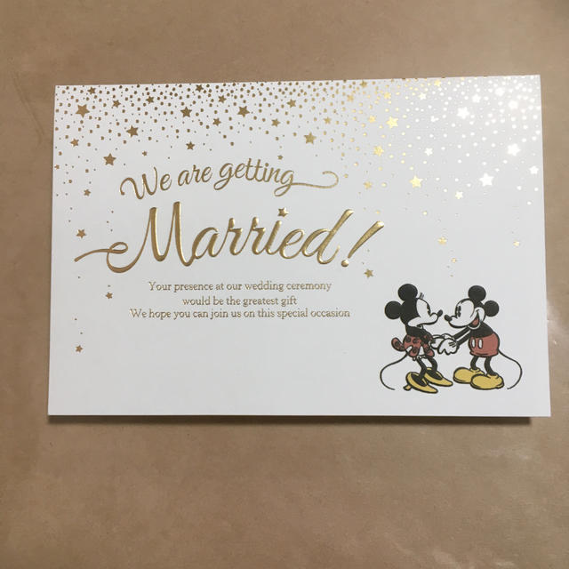 ディズニー画像ランド ぜいたくディズニー 結婚 式 招待 状