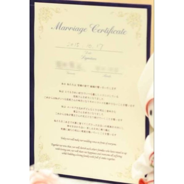 【chan様専用】結婚証明書・ウエディングツリー ハンドメイドのウェディング(ウェルカムボード)の商品写真