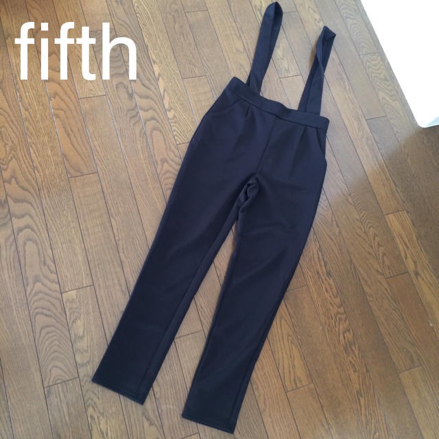 fifth(フィフス)の美品♡サスペンダー付きサロペット レディースのパンツ(サロペット/オーバーオール)の商品写真