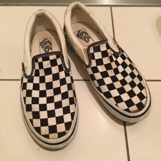 ヴァンズ(VANS)のVANS チェッカー スニーカー シューズ 訳アリな為格安(スニーカー)