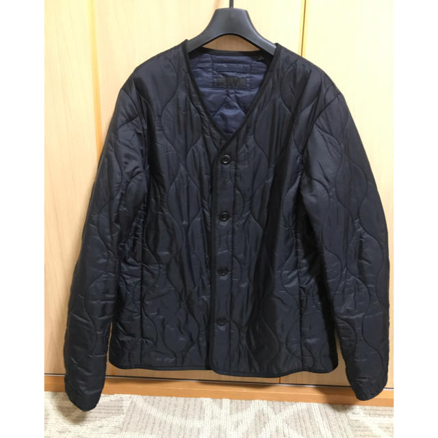 UNIQLO(ユニクロ)のユニクロ  キルティングジャケット ブラック メンズのジャケット/アウター(ナイロンジャケット)の商品写真