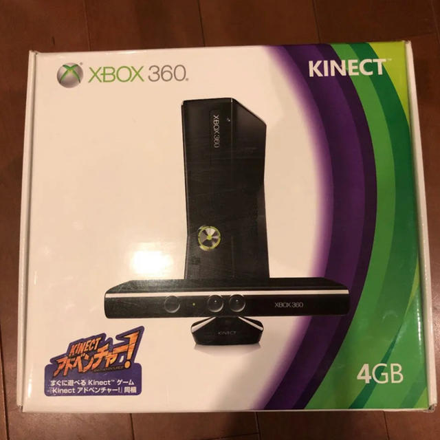 Xbox(エックスボックス)のXBOX 360 KINECT （Kinectアドベンチャー！同梱版） エンタメ/ホビーのゲームソフト/ゲーム機本体(家庭用ゲーム機本体)の商品写真