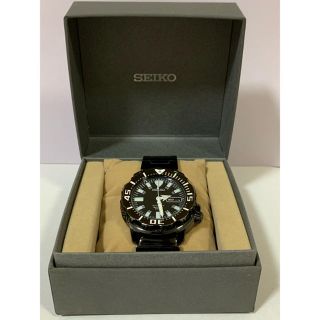 セイコー(SEIKO)の最終値引 セイコー SEIKO ブラックモンスター 逆輸入品（ナイトモンスター）(腕時計(アナログ))