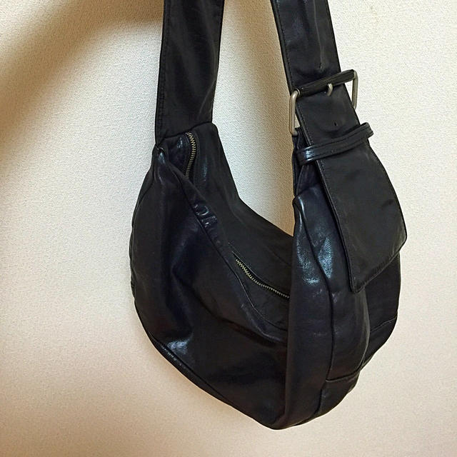 Yohji Yamamoto(ヨウジヤマモト)のY's レザーBag レディースのバッグ(ショルダーバッグ)の商品写真