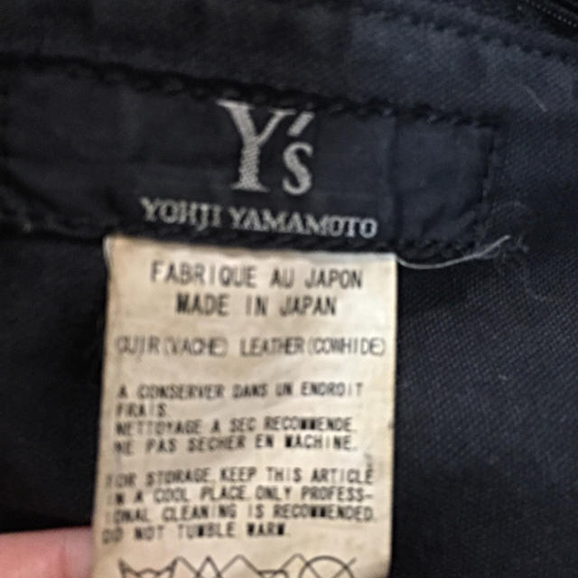 Yohji Yamamoto(ヨウジヤマモト)のY's レザーBag レディースのバッグ(ショルダーバッグ)の商品写真