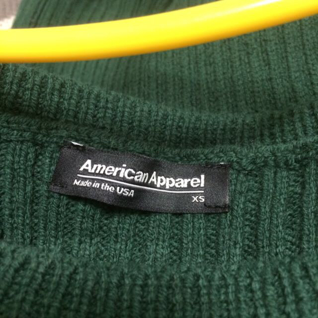 American Apparel(アメリカンアパレル)のアメアパ ニットワンピ レディースのワンピース(ひざ丈ワンピース)の商品写真