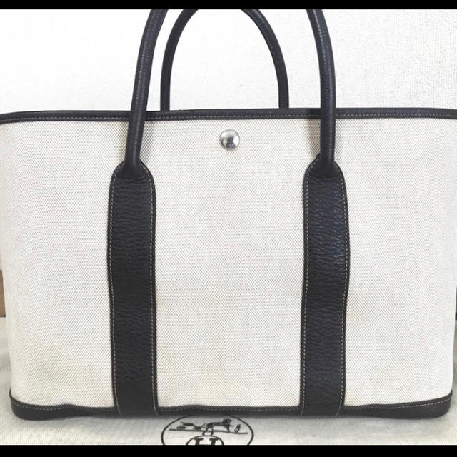 HERMES - 【美品】本物 エルメス ガーデンパーティー トート バッグ