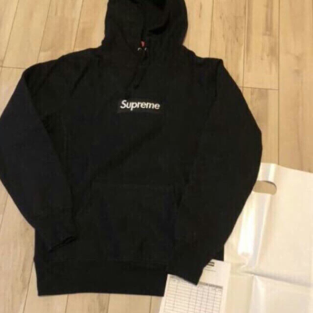 supreme BOXロゴ　パーカー