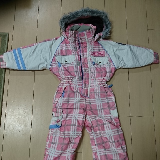 子供用スキーウェアつなぎ100 キッズ/ベビー/マタニティのキッズ服女の子用(90cm~)(その他)の商品写真