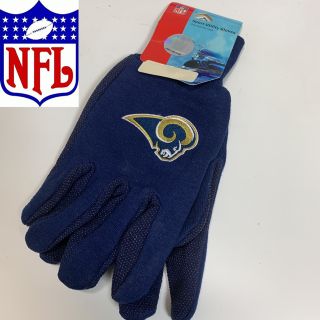 NFL ラムズ　手袋　グローブ　Lサイズ【新品】【即日発送】(アメリカンフットボール)