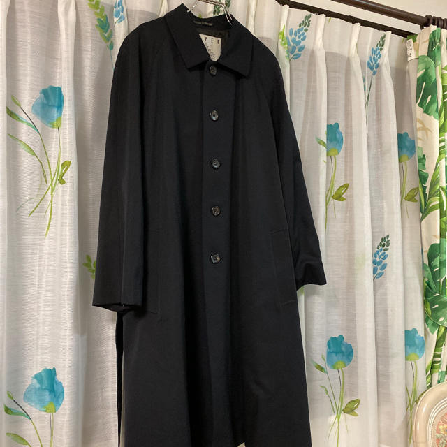 Yohji Yamamoto(ヨウジヤマモト)のヨウジヤマモト    ウールギャバステンカラーコート メンズのジャケット/アウター(ステンカラーコート)の商品写真