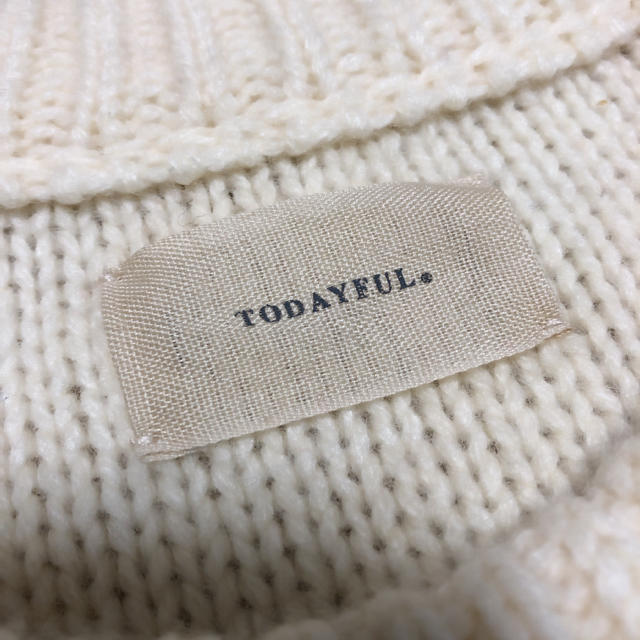 TODAYFUL(トゥデイフル)のtodayful トゥデイフル　Crewneck Big Knit イエナ レディースのトップス(ニット/セーター)の商品写真